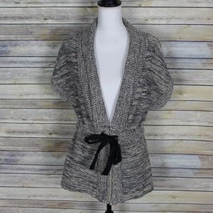 Classiques Entier Tie Front Cardigan Cotton Linen